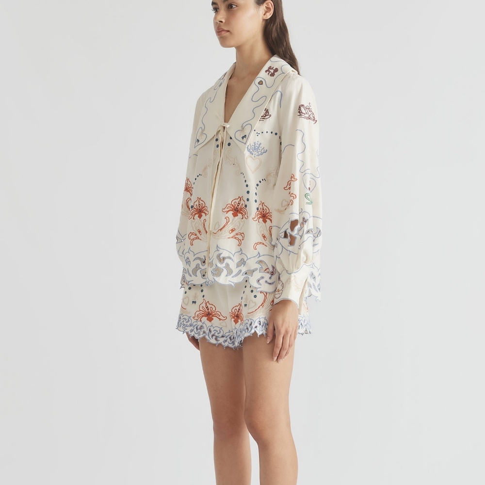 ANTIPODEAN MATCHMAKERS FLARE SHORTS - Picture 6 of 8